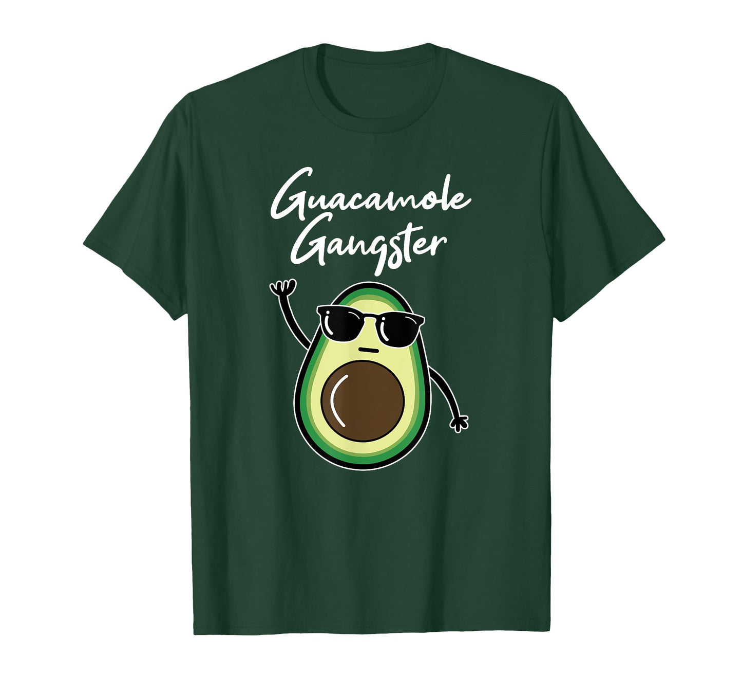 Funny Avocado Gangster, Guacamole Gangsta, Mexico Cinco Mayo T-Shirt