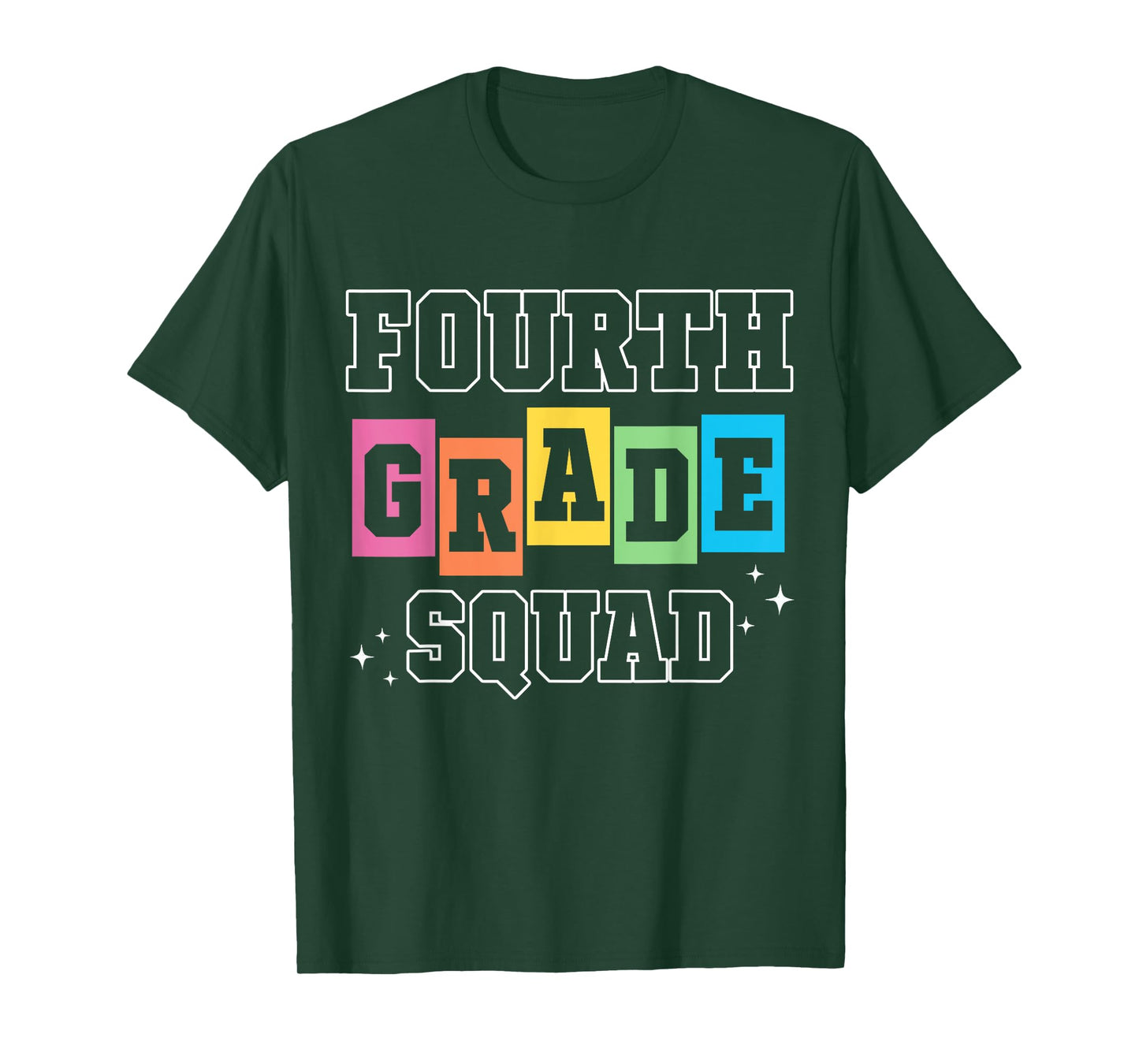 Fourth Grade Squad Teacher 4th Grade Team Back To School T-Shirt