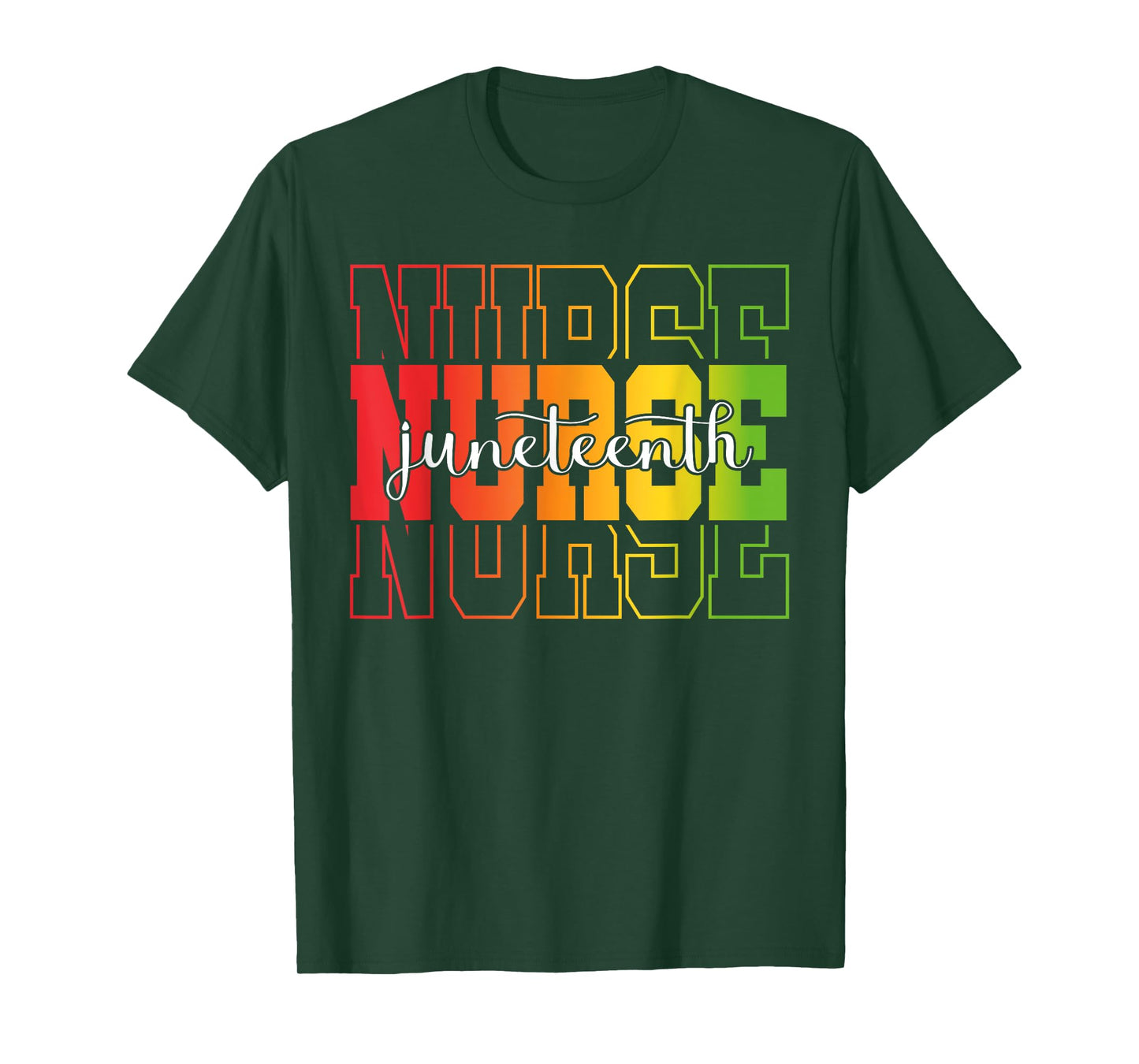 Juneteenth Nurse Melanin Nursing Stethoscope Black History T-Shirt