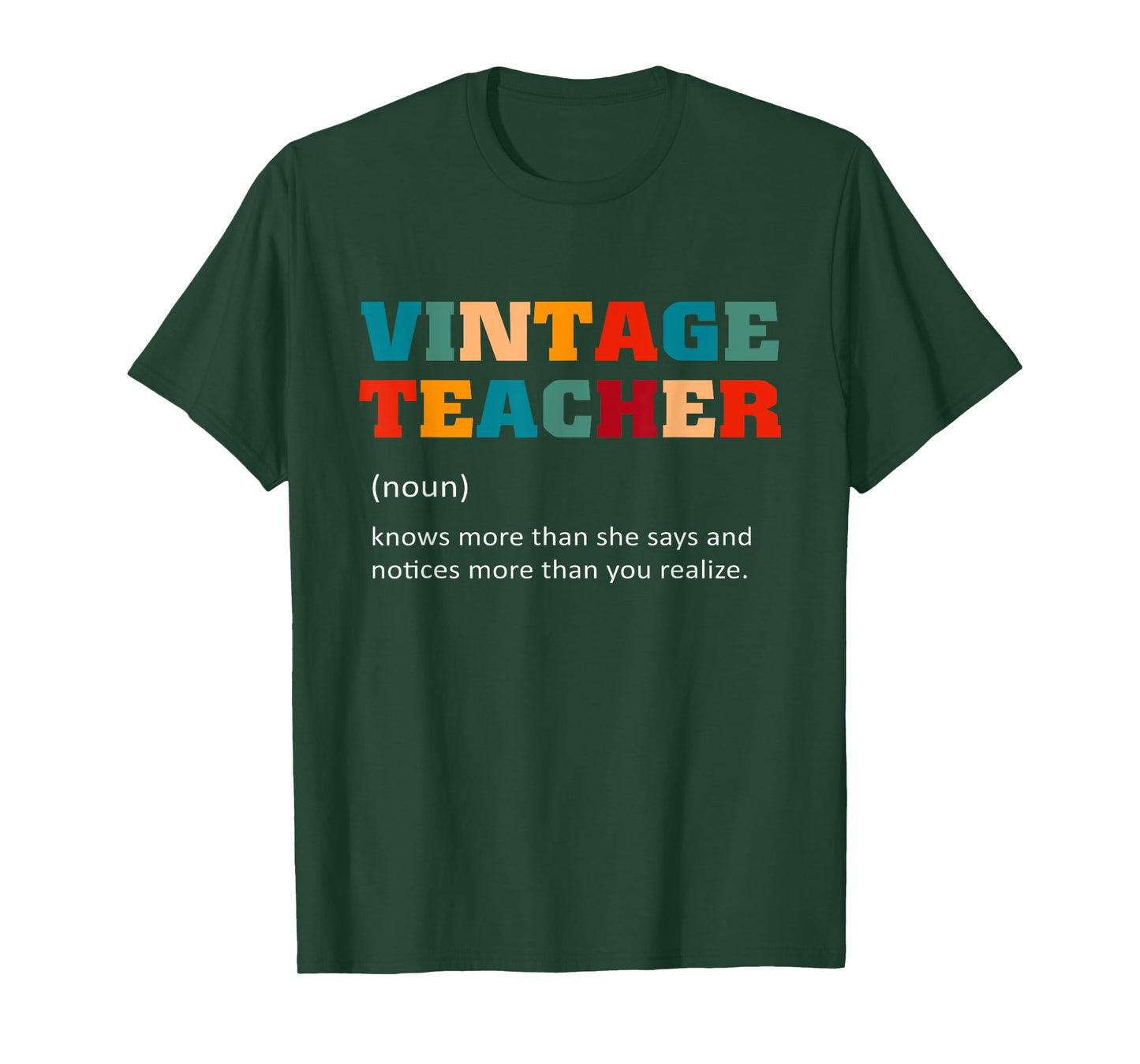 Vintage Teacher Definition Teaching T-Shirt
