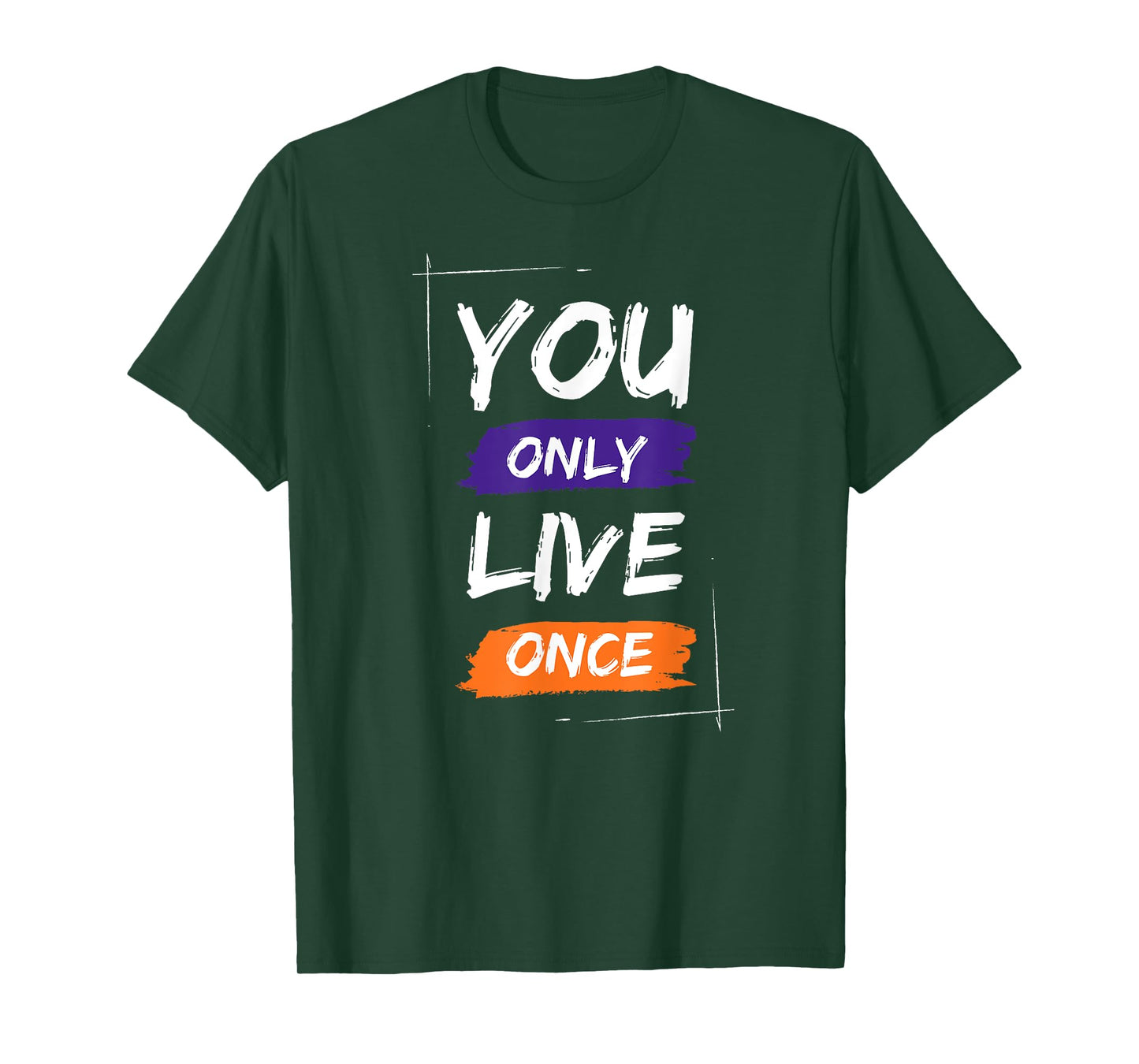You Only Live Once Cool Retro Sarcastic Graphic Funny T-Shirt