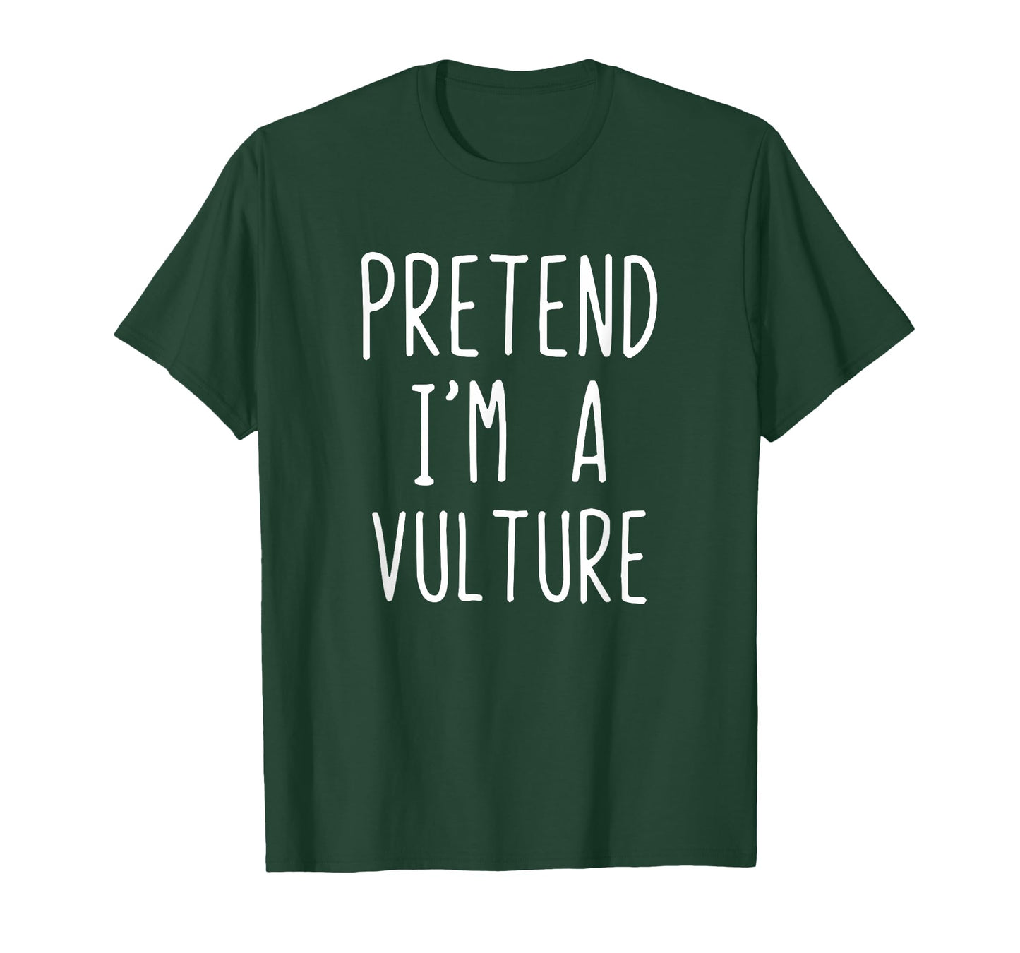 Pretend I'm A Vulture Costume Halloween Lazy Adult Kids T-Shirt