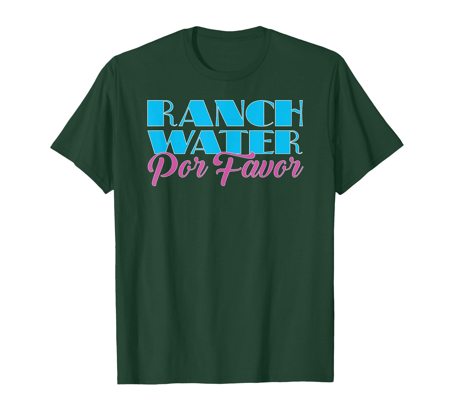 Ranch Water Por Favor Tequila Hard Seltzer Beer Drinking T-Shirt