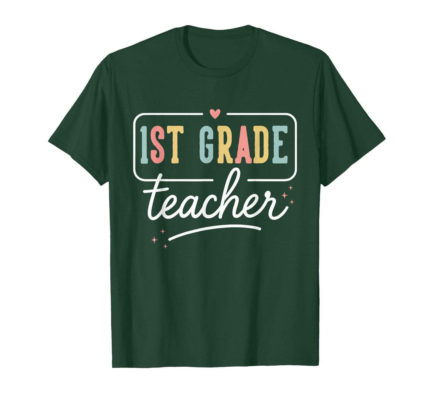 First Grade Heart Teacher Gifts 1st Grade Back To School T-Shirt