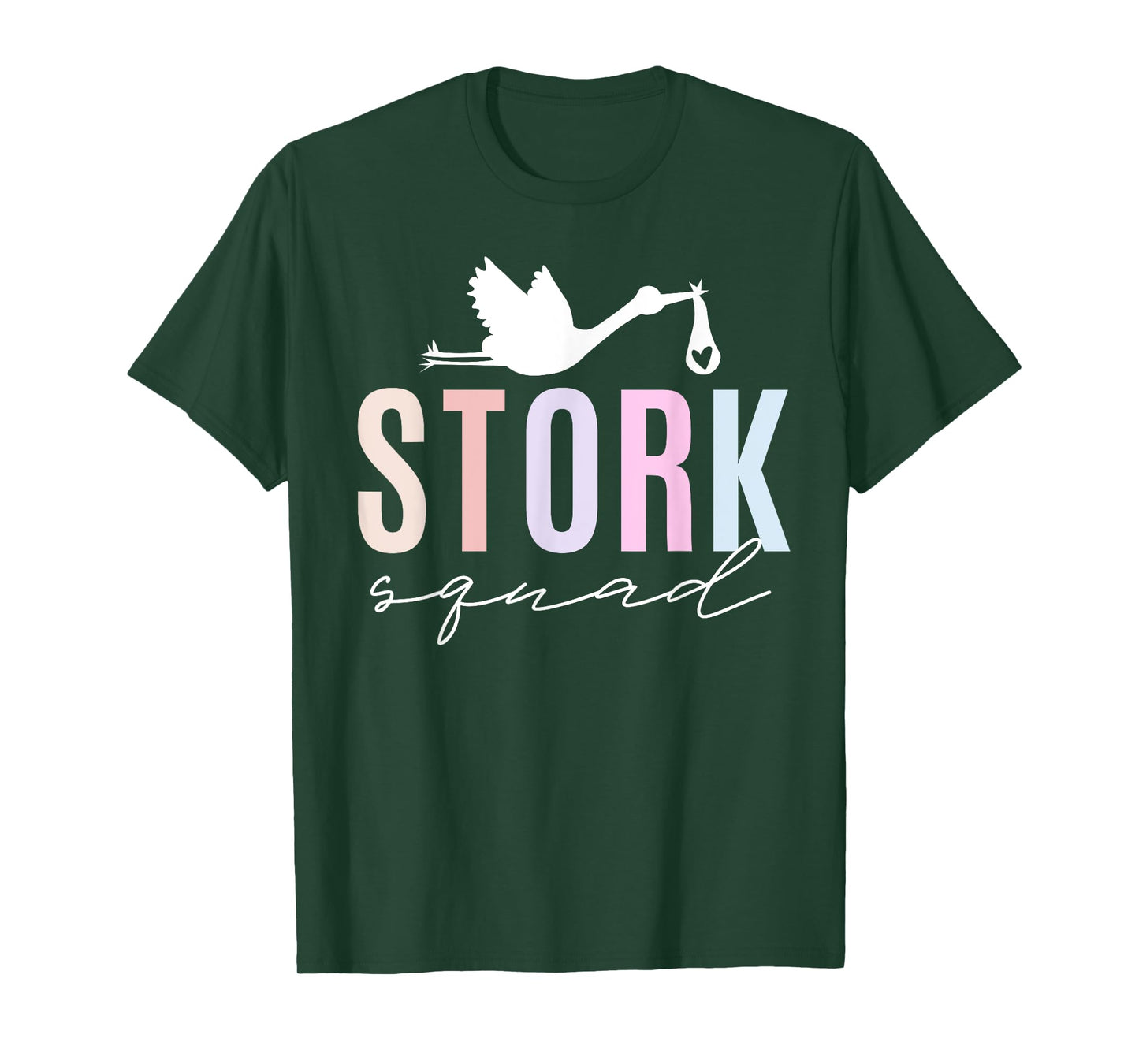 Stork Squad Labor Delivery Nurse Midwife Matching Unit Team T-Shirt