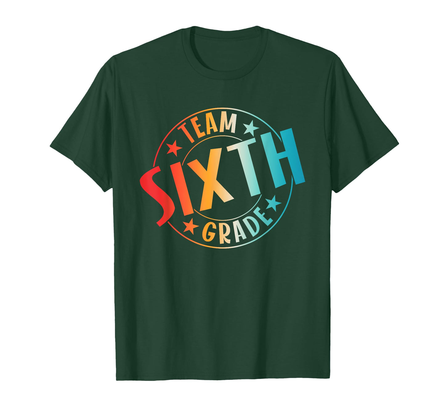 Team Sixth Grade Teacher Student Back To School 6th Grade T-Shirt