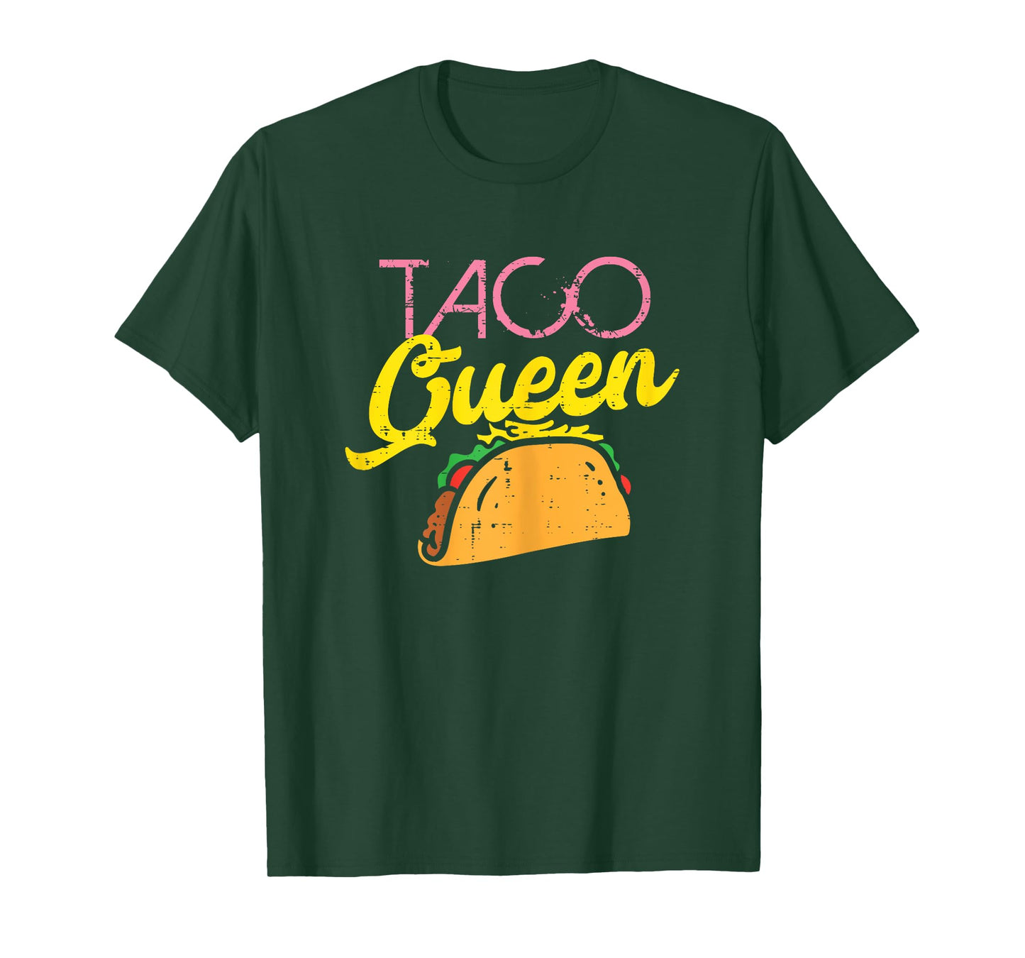 Taco Queen Funny Cinco De Mayo Mexican Food Foodie Women T-Shirt