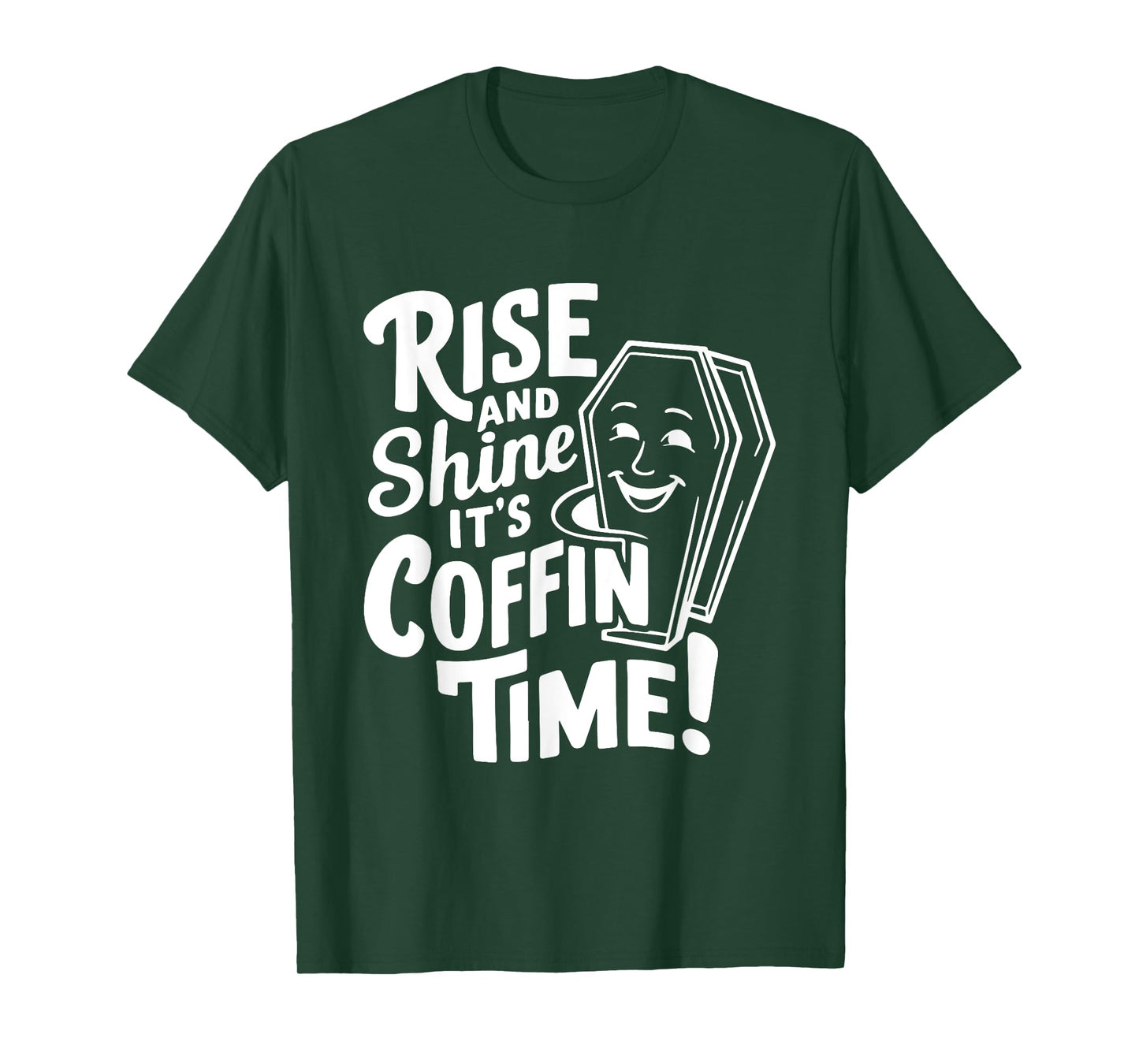 Coffin Humor Funny Casket Funeral Horror Costume T-Shirt