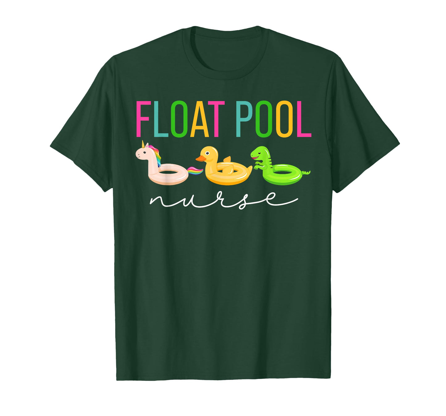 Retro Float Pool Nurse ICU Med Surg Nurse Week Appreciation T-Shirt