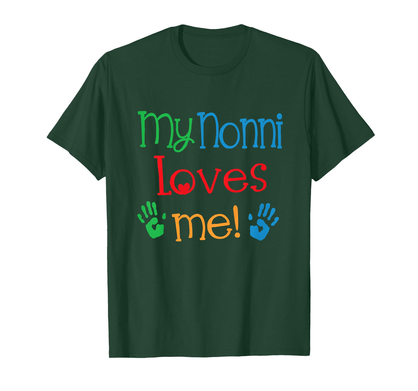 My Nonni Loves Me Grandchild T-Shirt