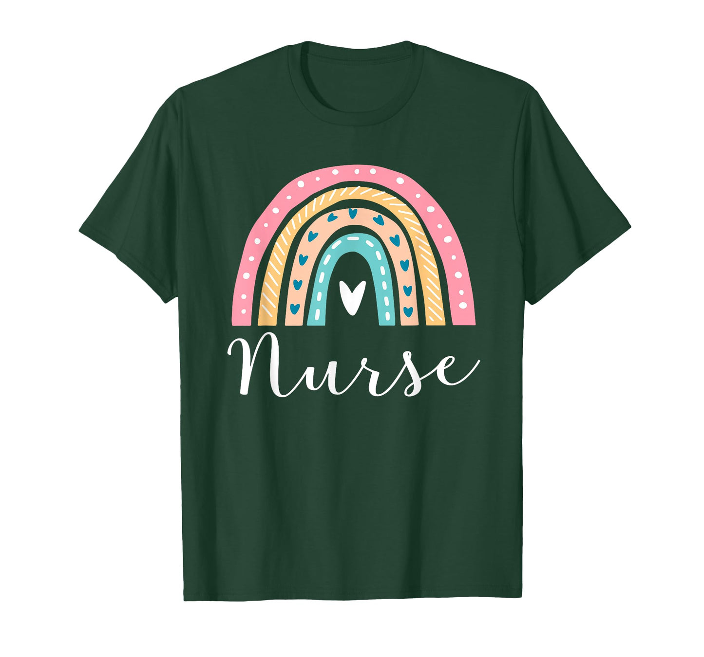 Funny Nurse Rainbow Gifts Nursing T-Shirt