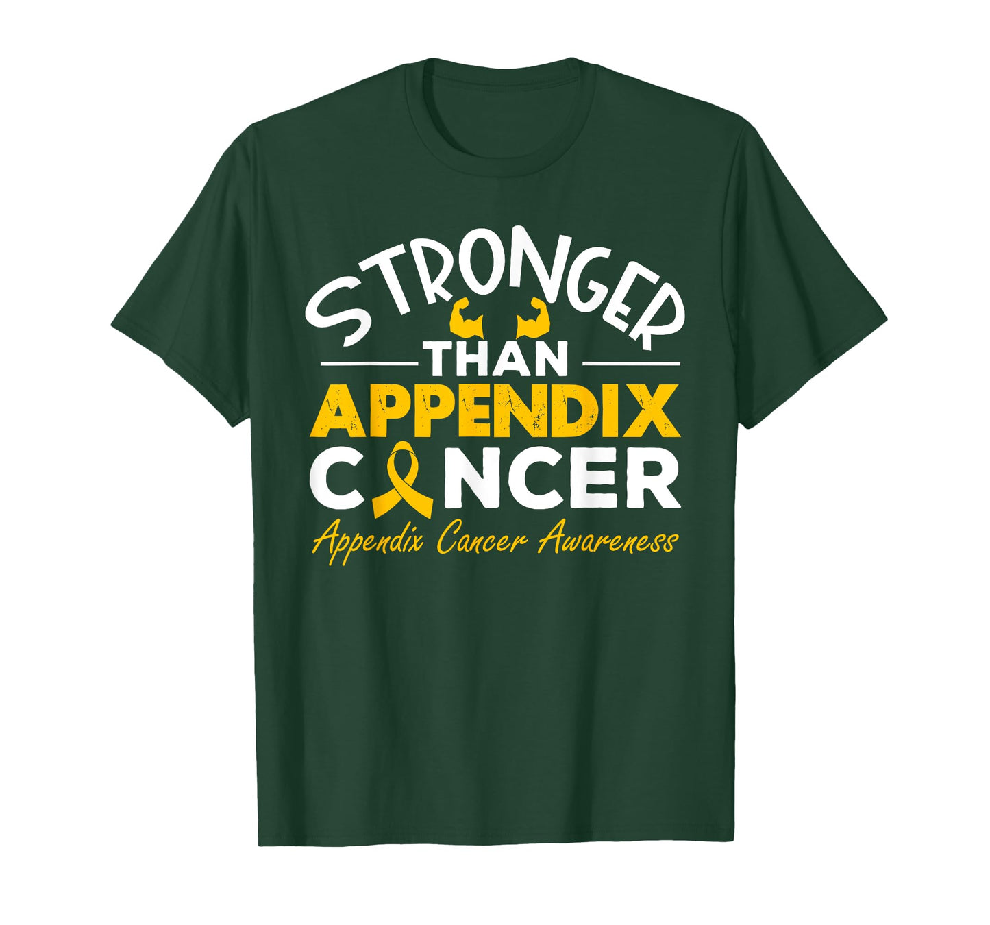 Strong Than Appendix Cancer Appendix Cancer Awareness T-Shirt