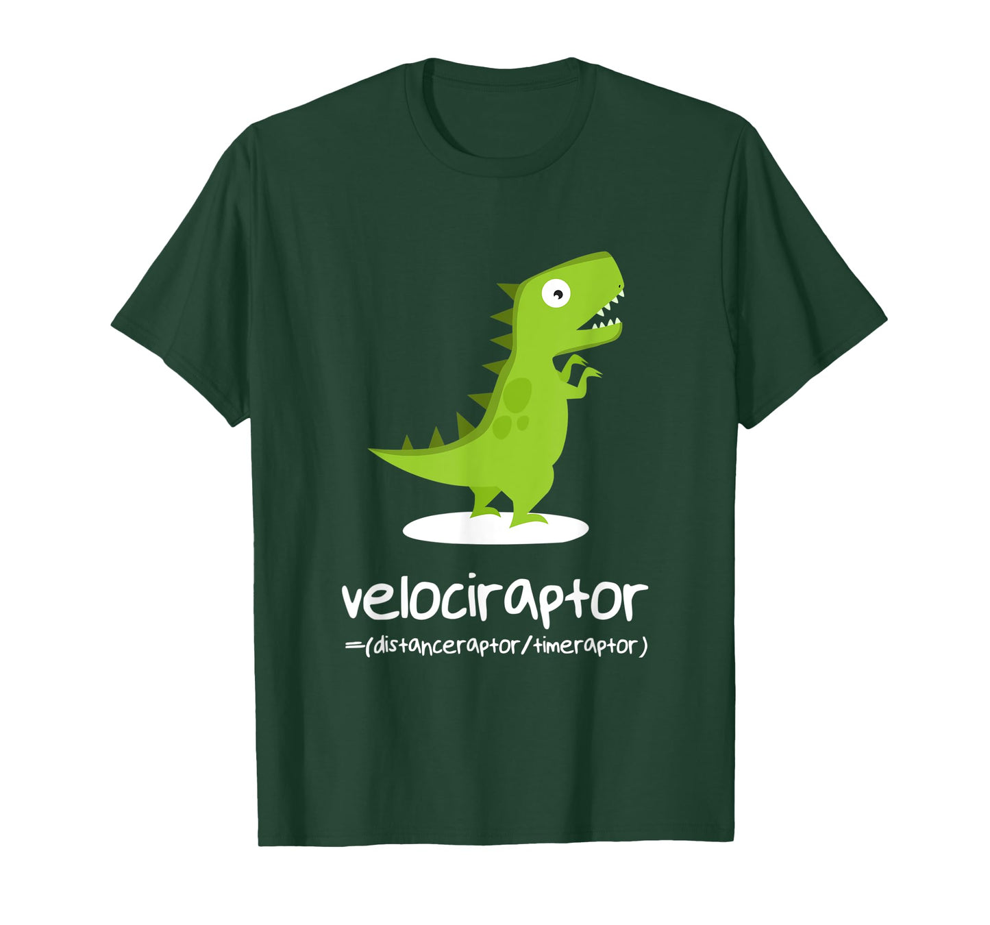 Math Shirt Funny Dinosaur Velociraptor Algebra Equation T-Shirt