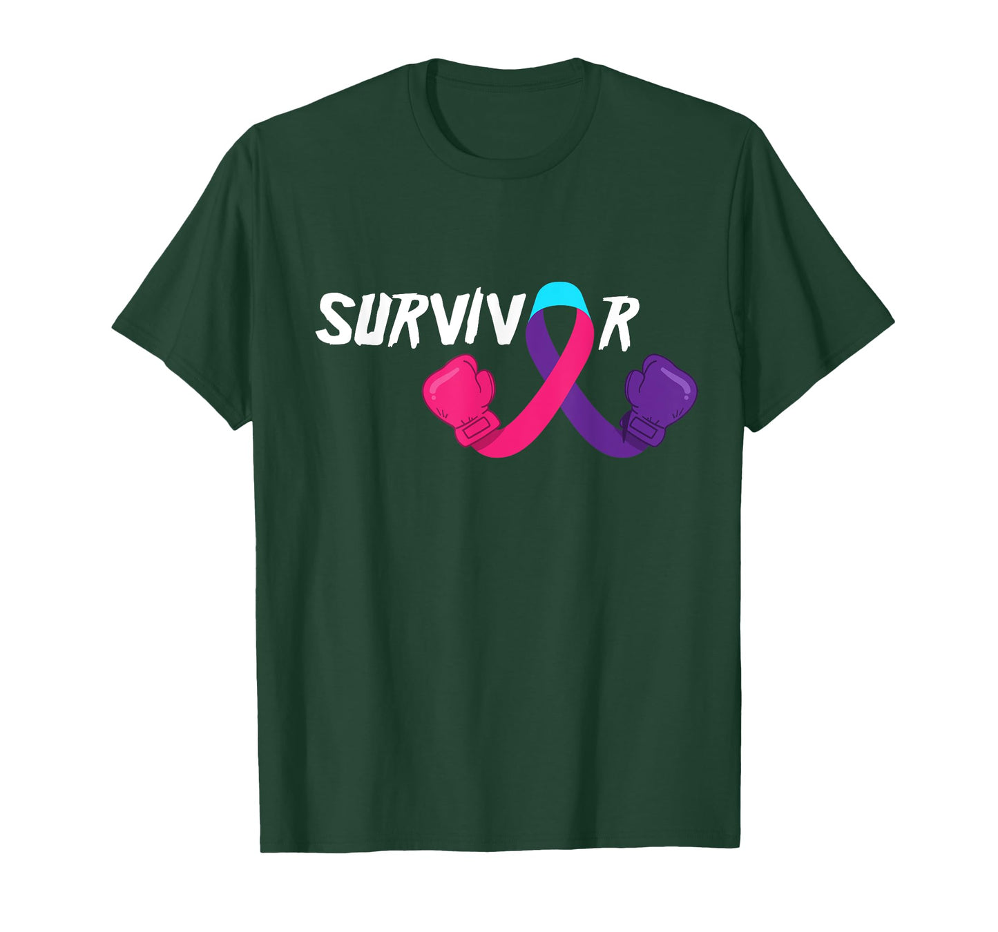 Thyroid Cancer Survivor Support Thyroid Cancer Awareness T-Shirt