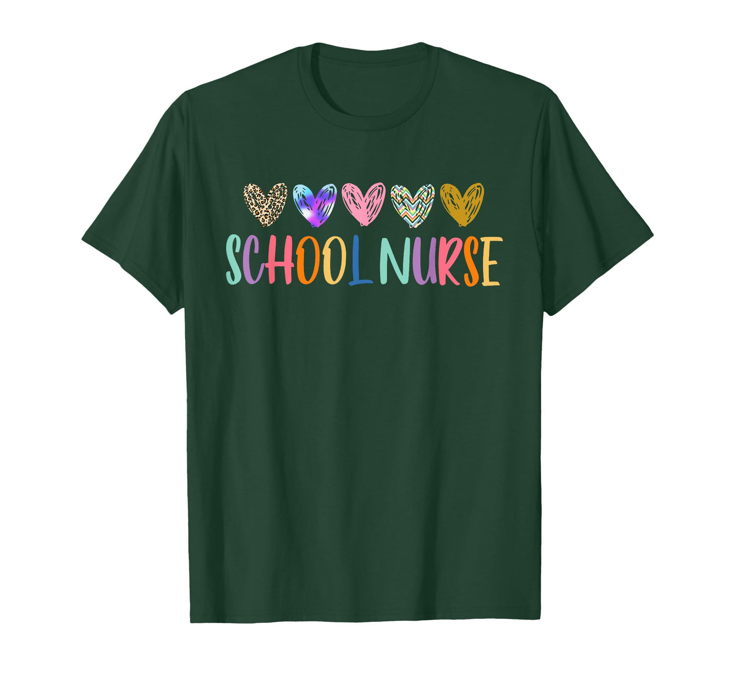 School Nurse Shirt Heart Nursing Nurse Day Nurse Week T-Shirt