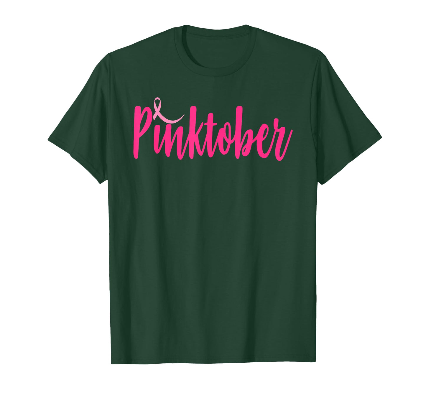 Womens Pinktober Breast Cancer Awareness Cure inspire ladies T-Shirt