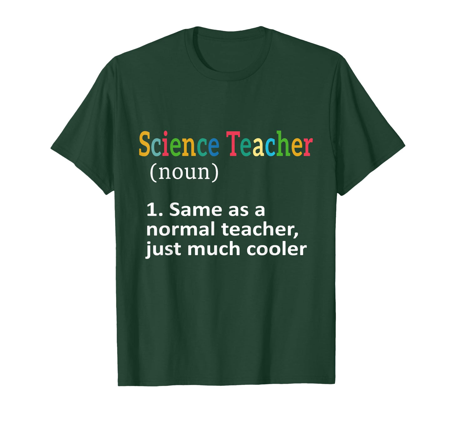 Funny Science Teacher Definition Men Women Kids T-Shirt