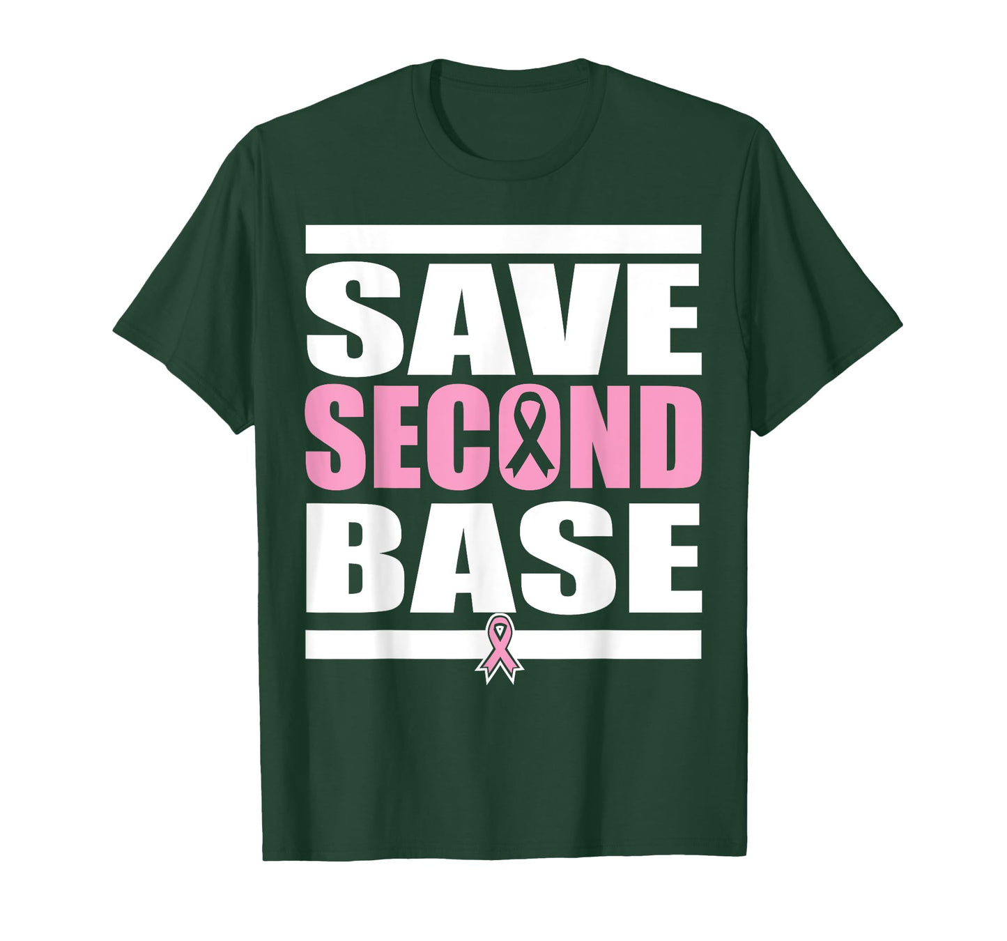 Breast Cancer Awareness T-Shirt | SAVE THE SECOND BASE Shirt T-Shirt