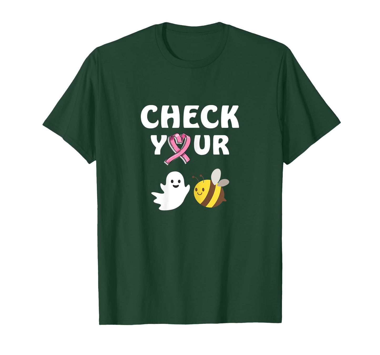 Womens Halloween Check Your Boo Bees T-Shirt