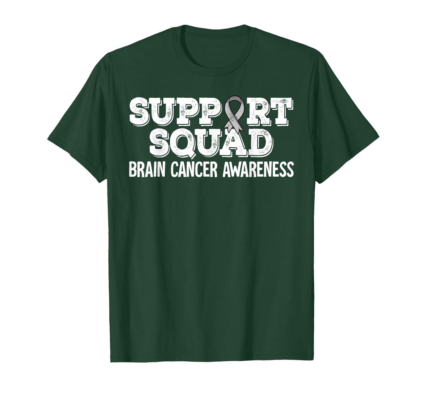Support Squad Brain Cancer Awareness T-Shirt