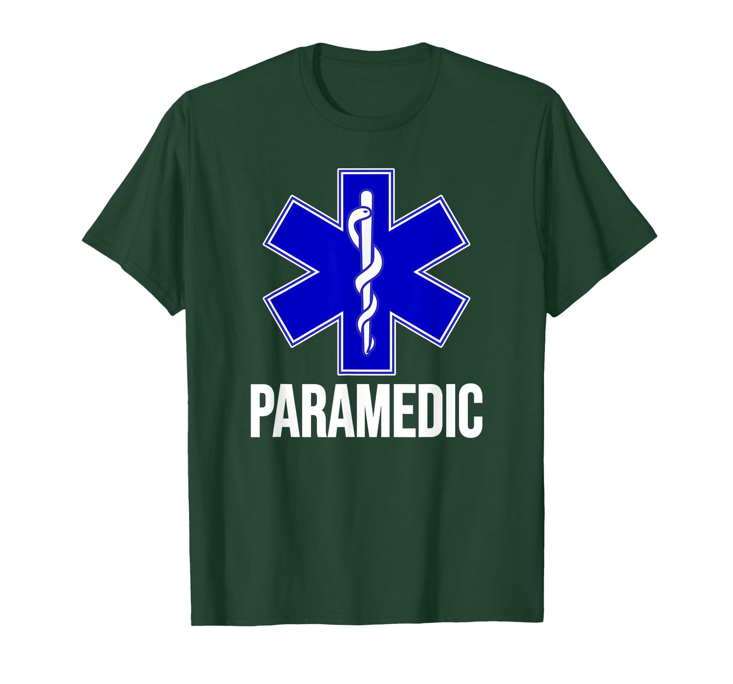 PARAMEDIC STAR OF LIFE EMT EMS AMBULANCE UNIFORM COSTUME TEE T-Shirt