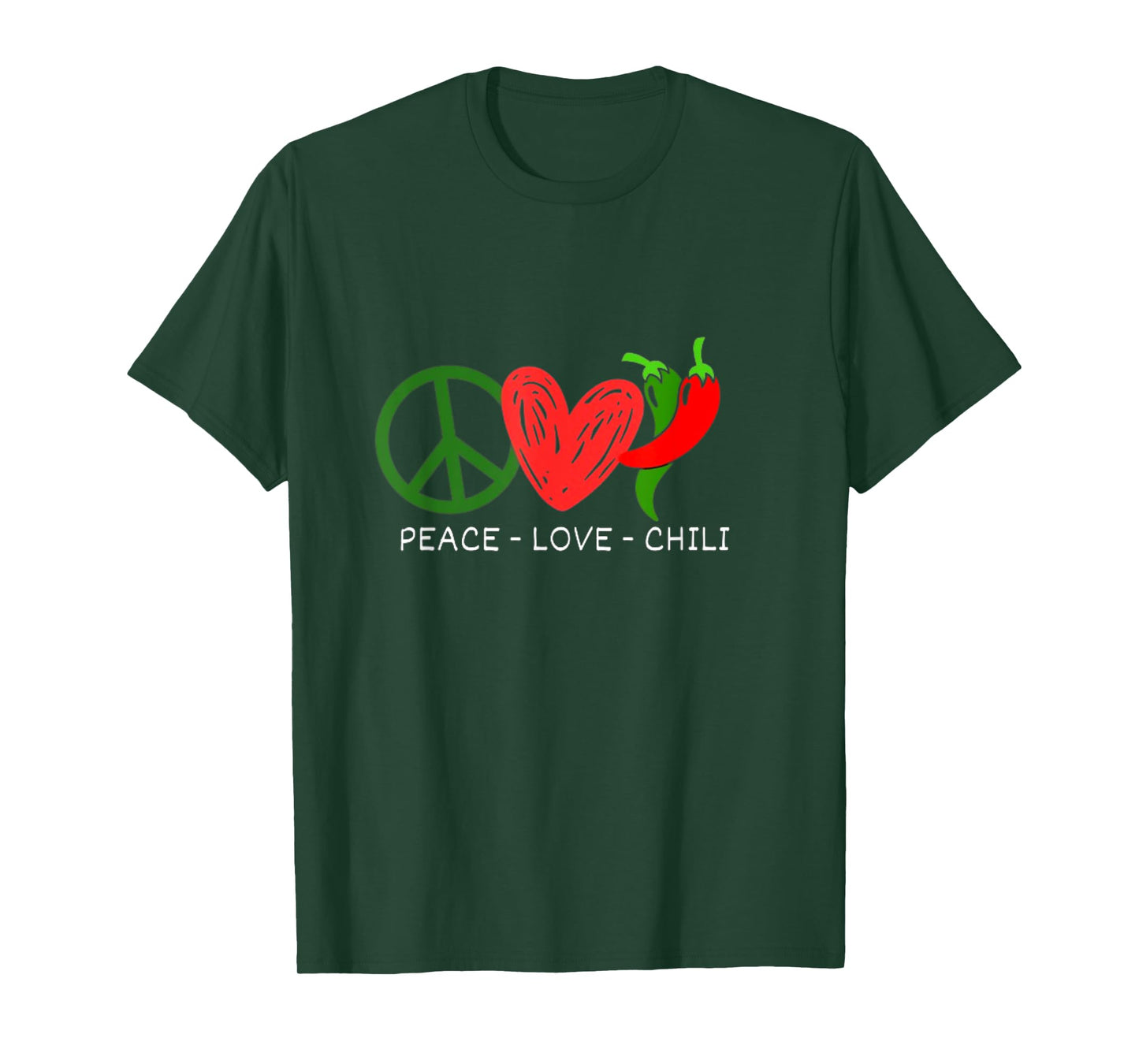 Peace Love Chili Cute Taco Cinco de Mayo Mexican Food Lovers T-Shirt