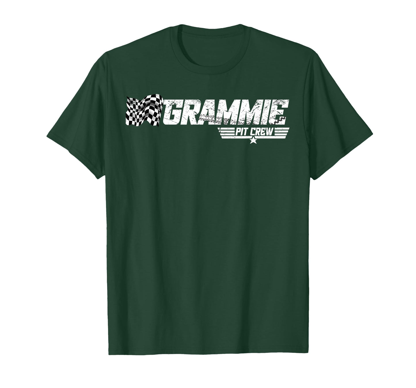 Grammie Pit Crew Race Car Birthday Family Racing T-Shirt