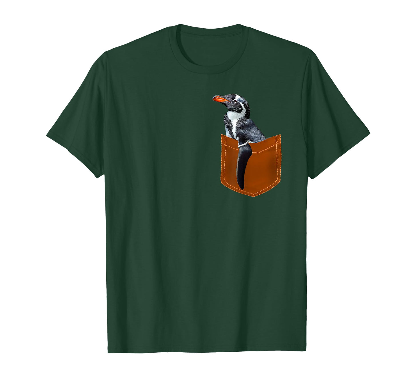 Penguin Shirt - Cute Penguin in Pocket for Men Women Kids T-Shirt
