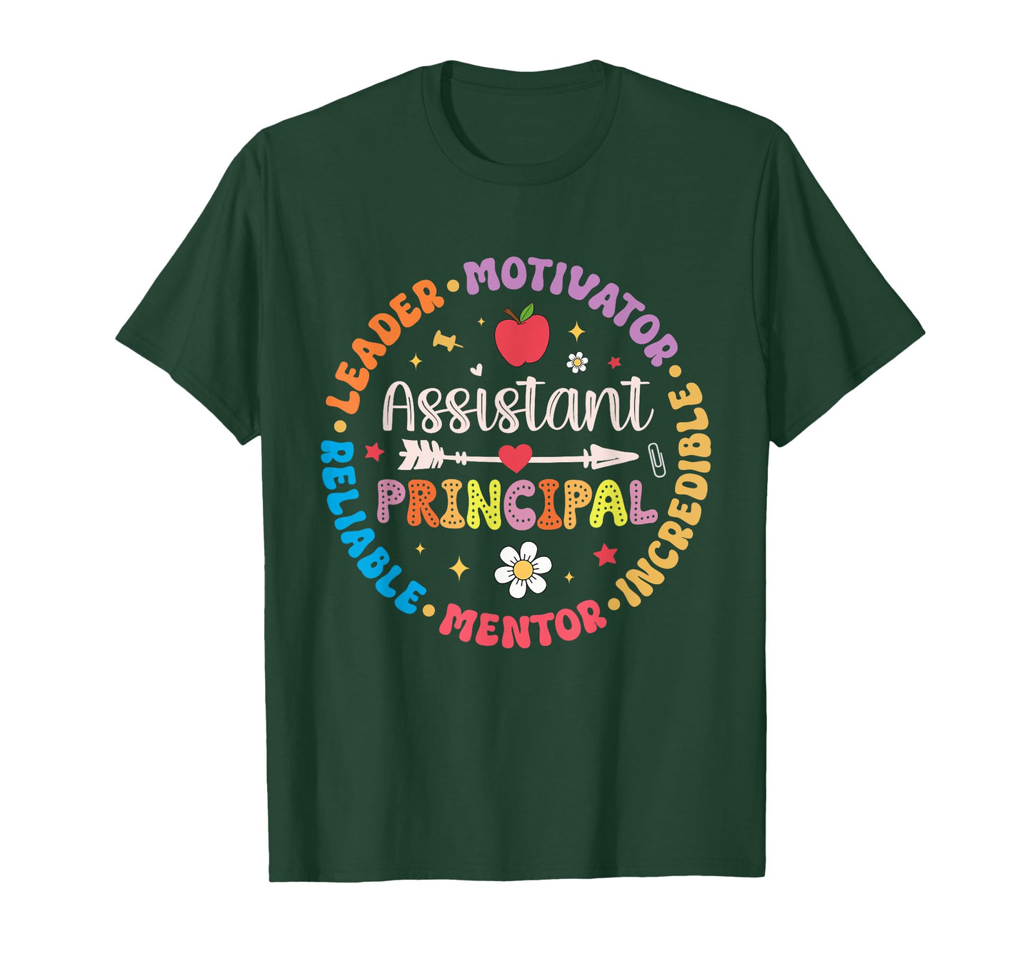 Groovy School Assistant Principal Teacher Appreciation Men Women T-Shirt