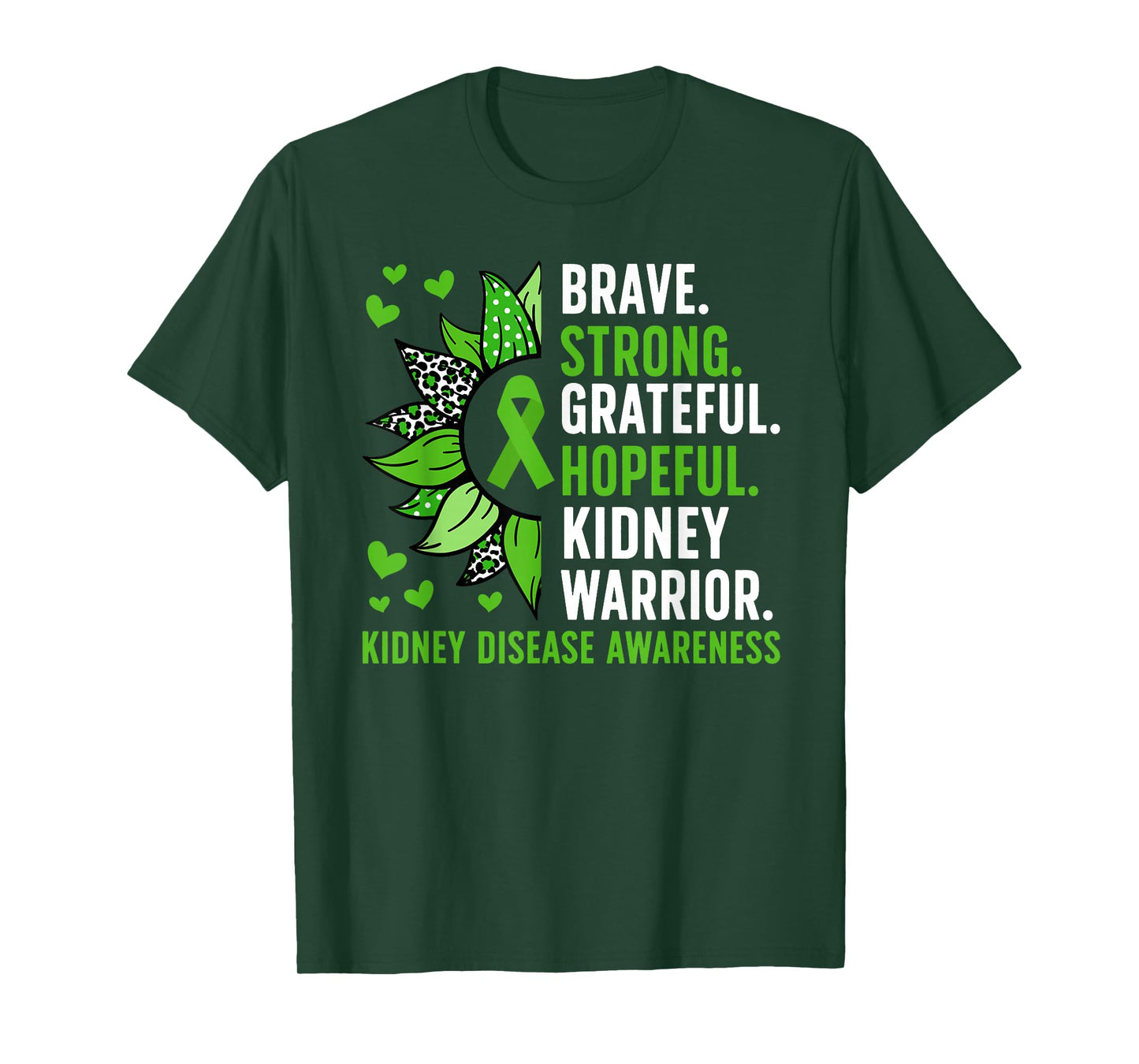 Kidney Disease Warrior Kidney Disease Awareness Month T-Shirt
