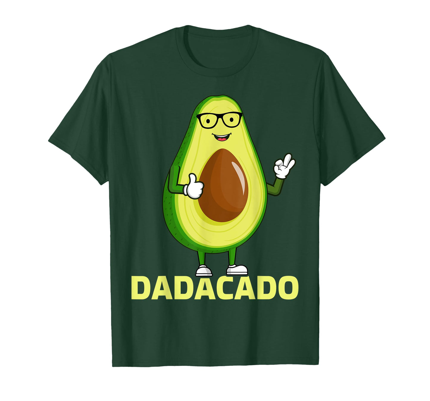 Mens Avocado Lover Funny Dadacado Father's Day Avocado Dad T-Shirt