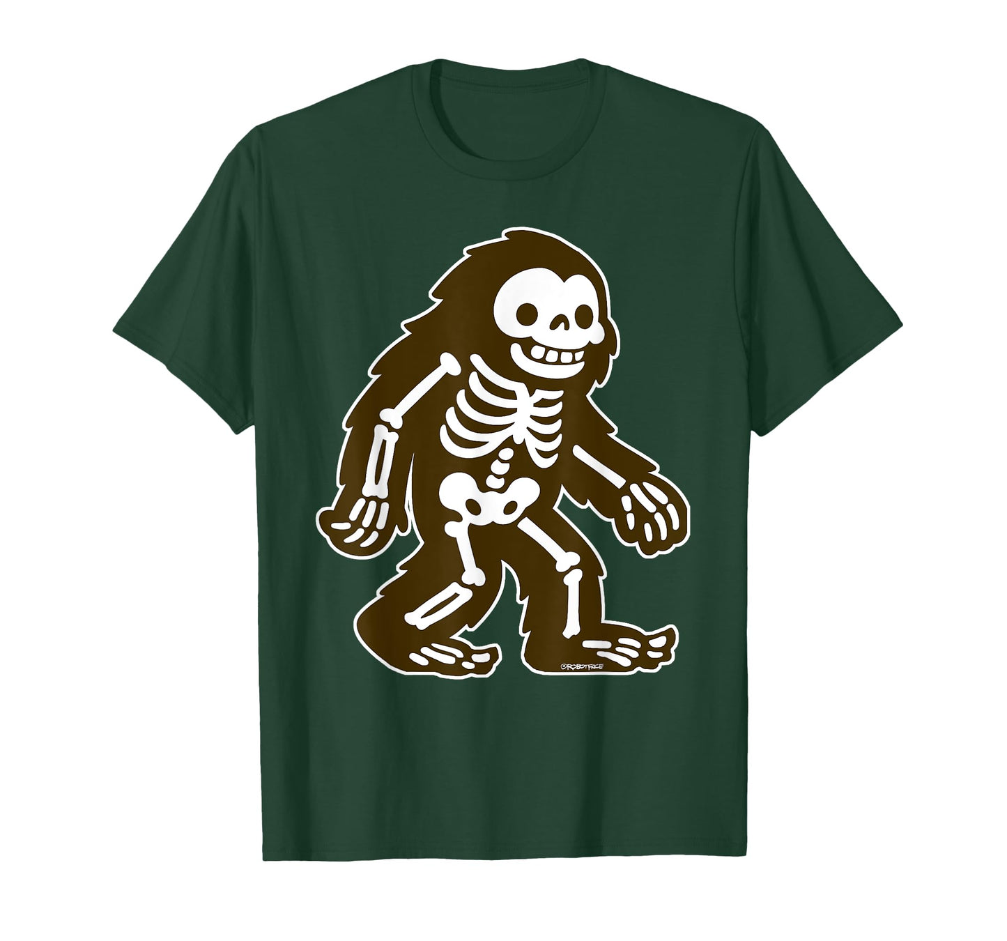 Cute and Funny Bigfoot Skeleton T-Shirt