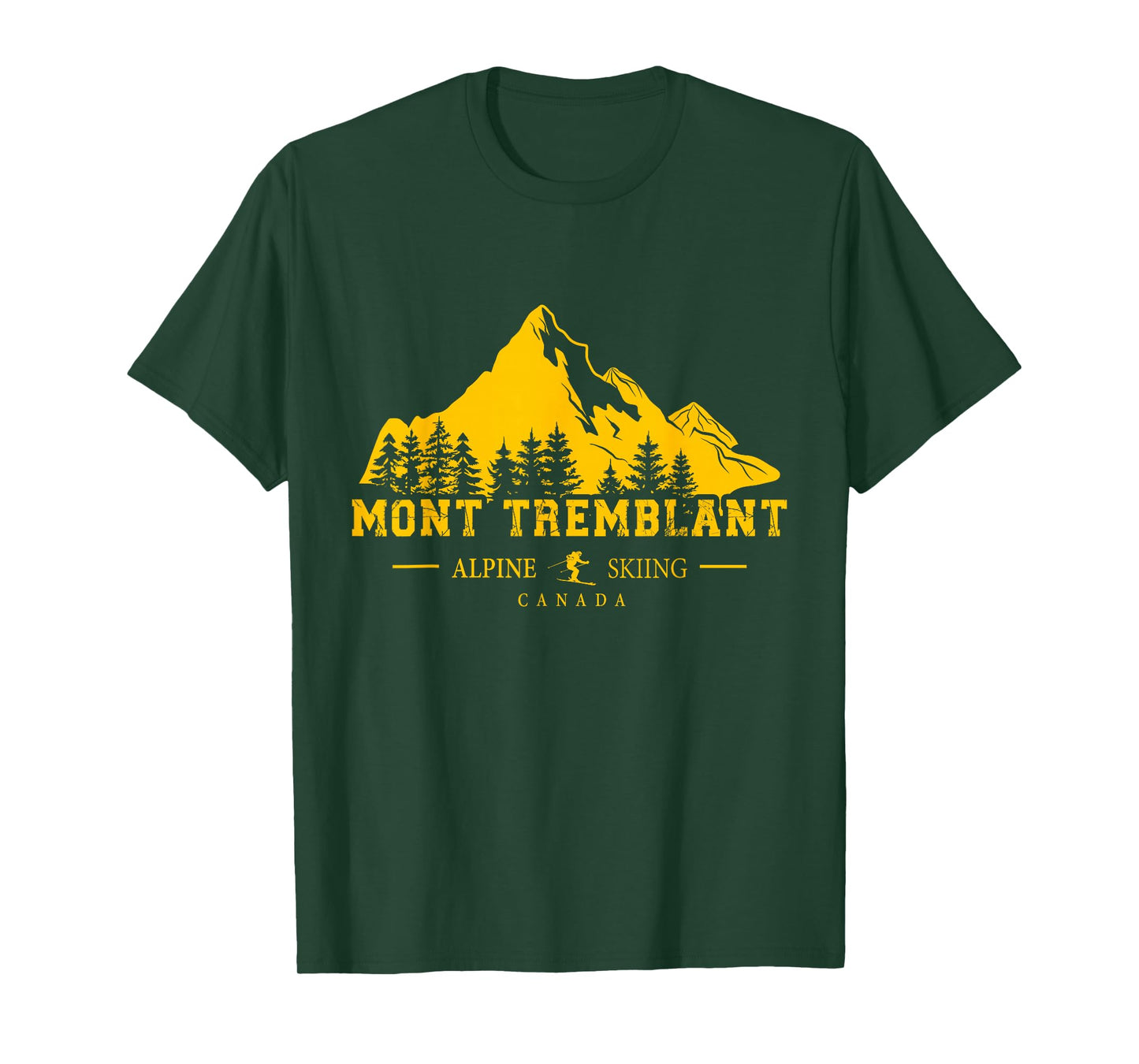 Mont Tremblant Canada Ski Resort Quebec Skiing Souvenir T-Shirt