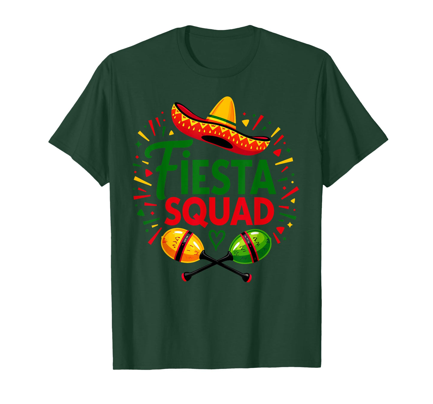 Fiesta Squad, Funny Cinco De Mayo Mexican Fiesta Party T-Shirt