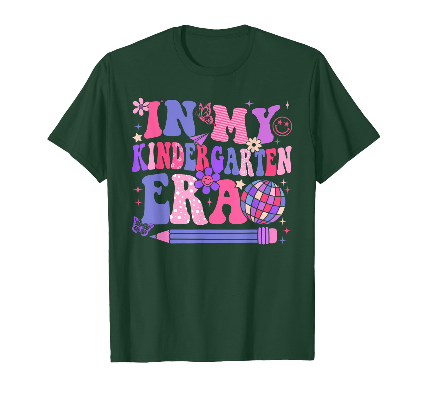 In My Kindergarten Era Back To School Teacher Women Girl T-Shirt