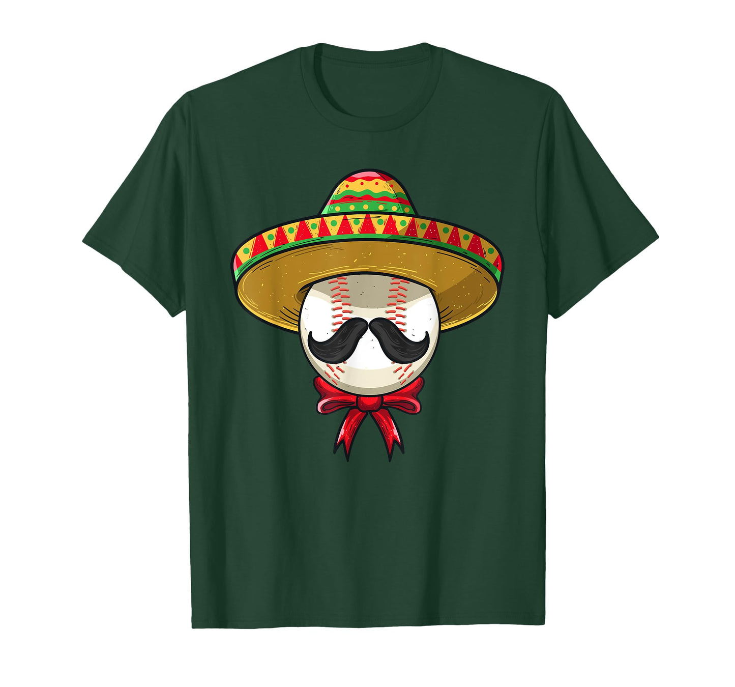 Cinco De Mayo | Baseball Mexican Sombrero T-Shirt