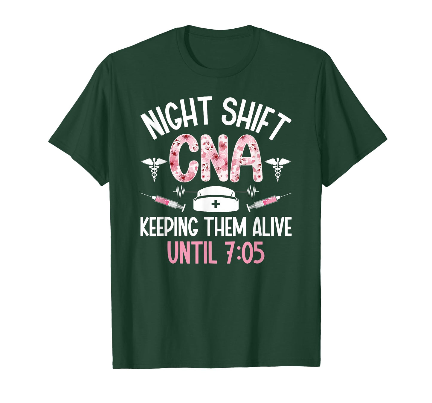 Night Shift CNA Night Shift Certified Nursing Assistant T-Shirt