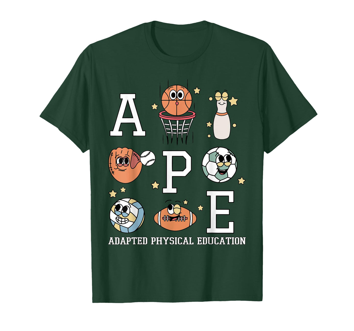 APE Teacher Adapted Physical Education Sports PE Teacher T-Shirt