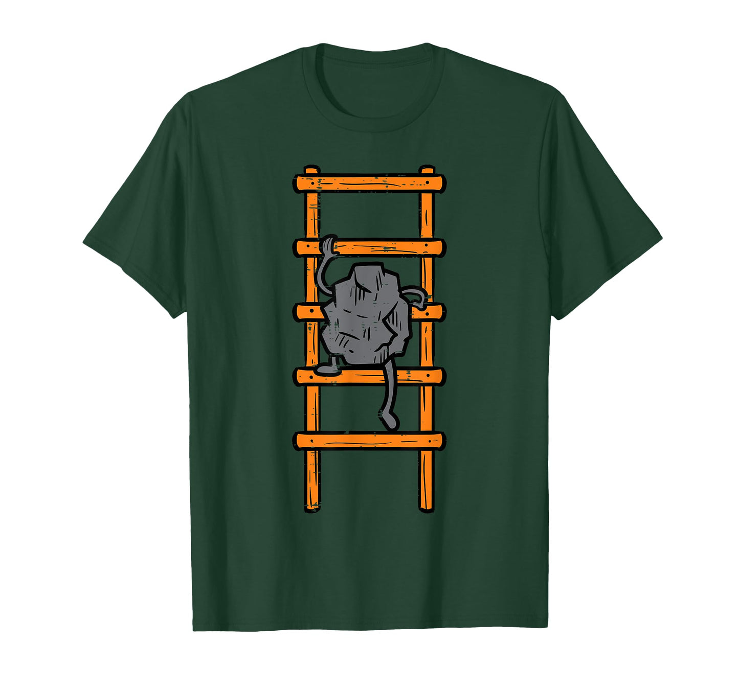 Rock Climbing Ladder Funny Climber Bouldering Kids Men Women T-Shirt