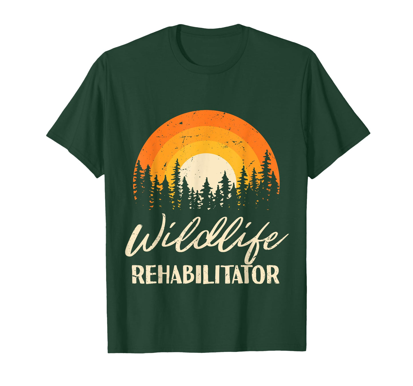 Vintage Wildlife Rehabilitator Rehabilitation Wildlife Day T-Shirt