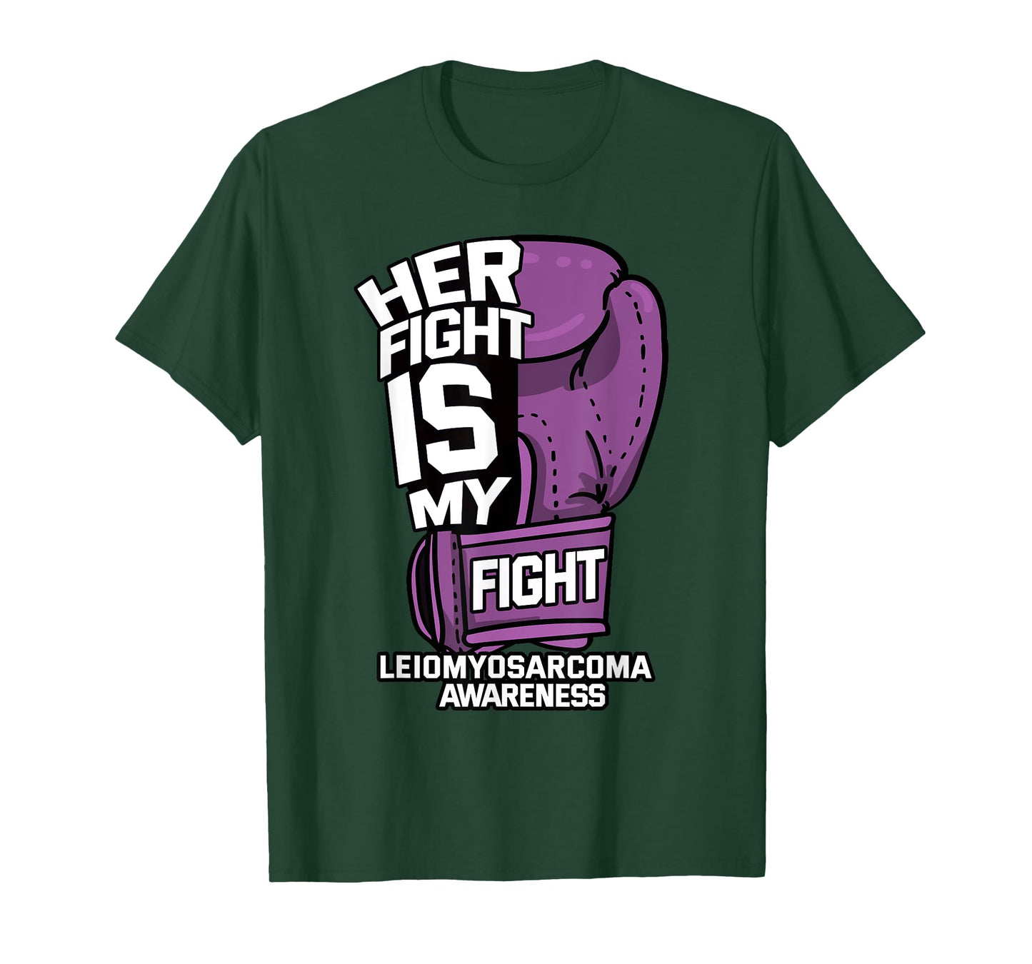 Her Fight Is My Fight LMS Leiomyosarcoma Rare Cancer Gift T-Shirt