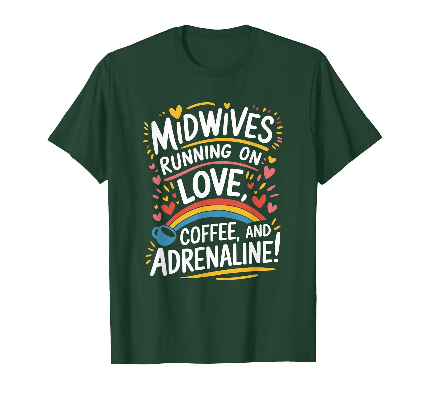 Certified Nurse Midwife CNM Design Birth Doula Midwifery T-Shirt