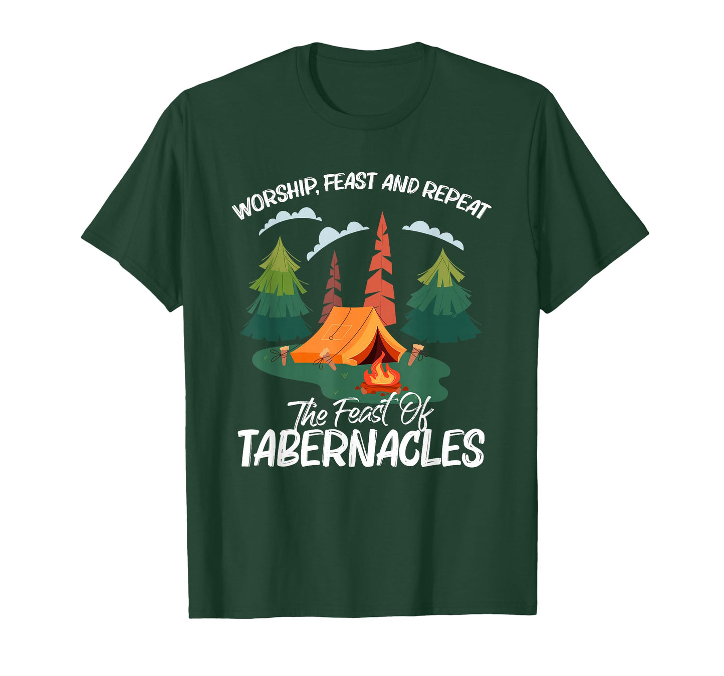Worship Feast Repeat Feast Of Tabernacles Hebrew Israelite T-Shirt