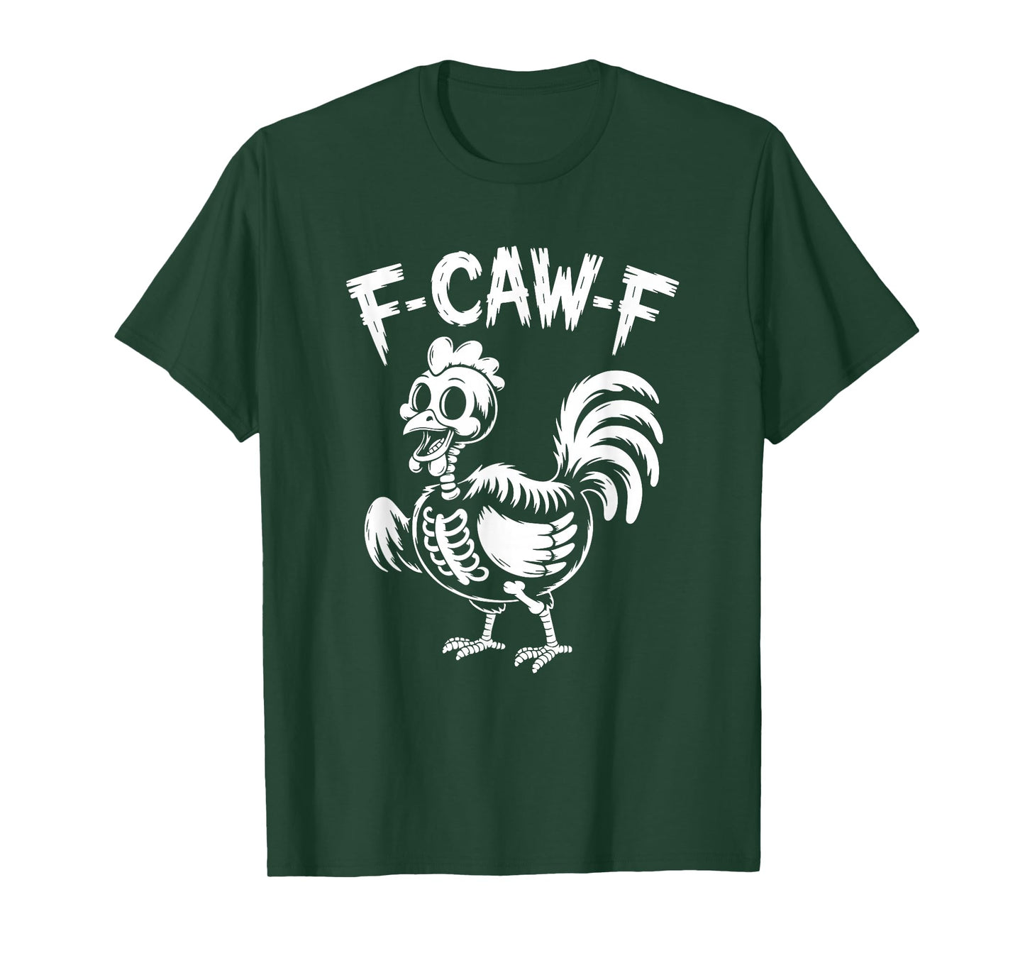 Funny Halloween F-Caw-F Chicken FCAWF Chicken T-Shirt