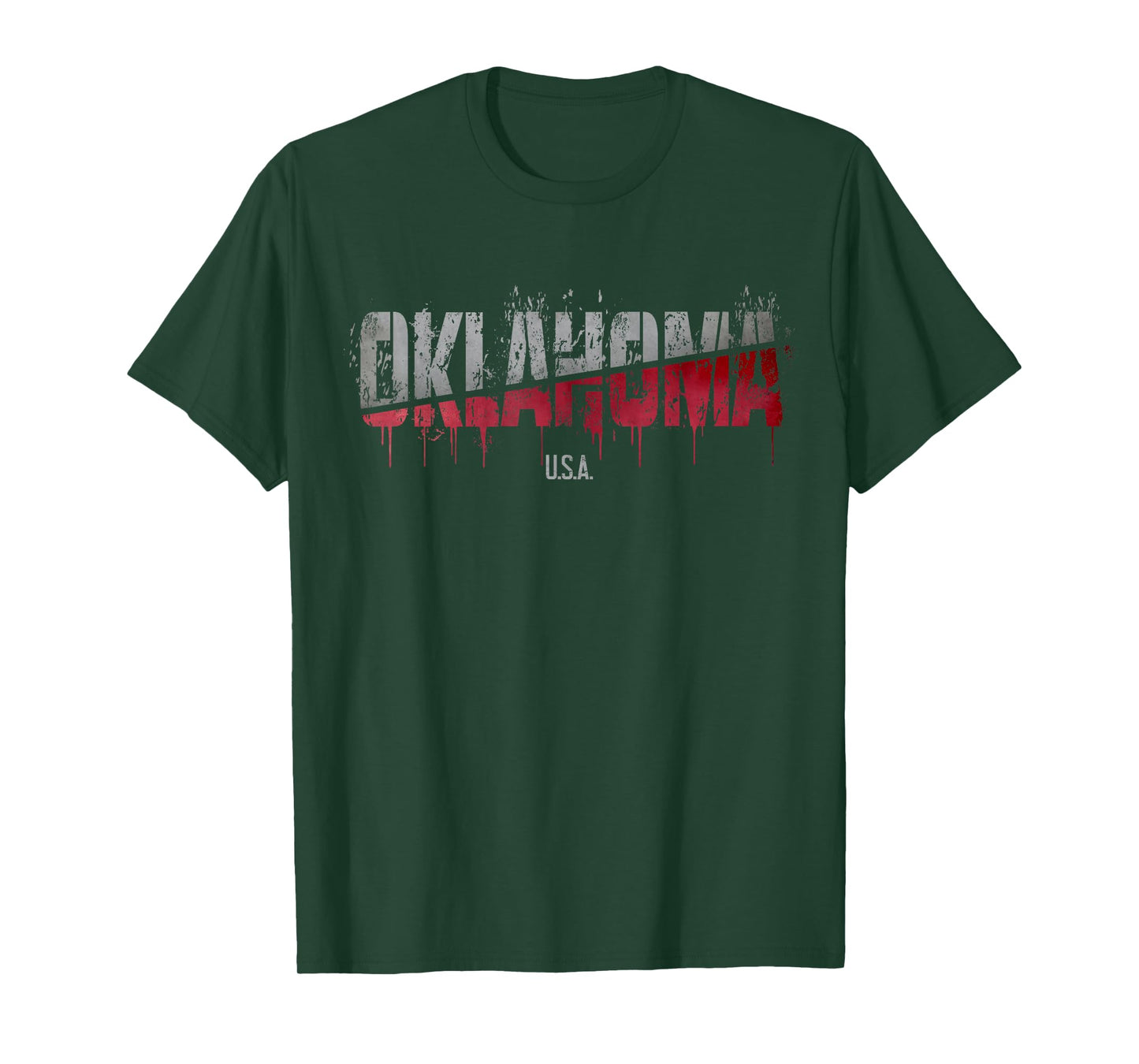 Distressed Oklahoma USA T-Shirt