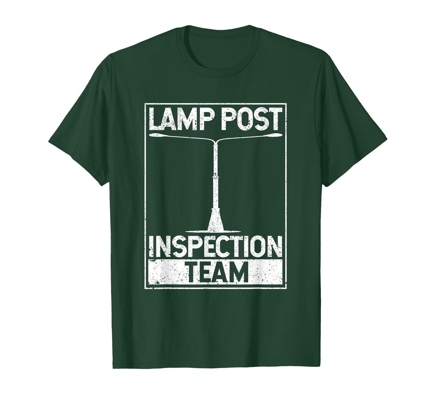 Lamp Post Inspection Team Geocaching Funny Geocache Lover T-Shirt