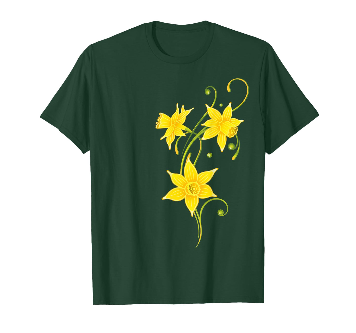 Daffodils Flower Shirt Floral Spring Design Easter tee T-Shirt