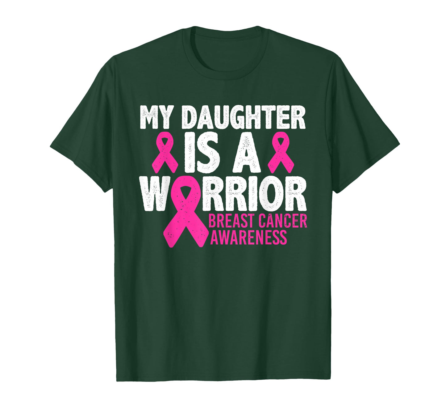 My Daughter Is A Warrior Breast Cancer Awareness T-Shirt
