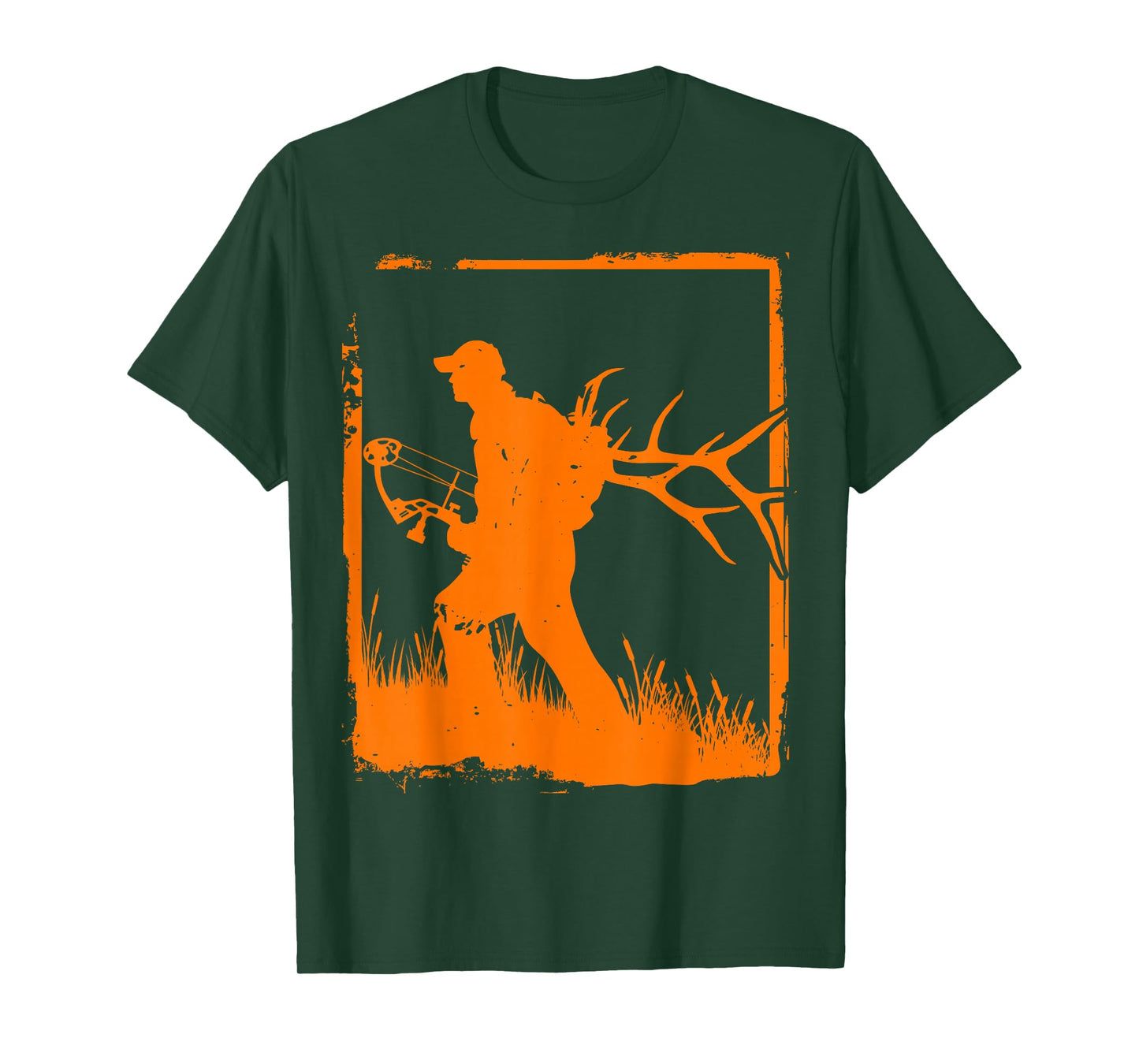 Archer Hunter with Deer Moose Mule Accessories T-Shirt