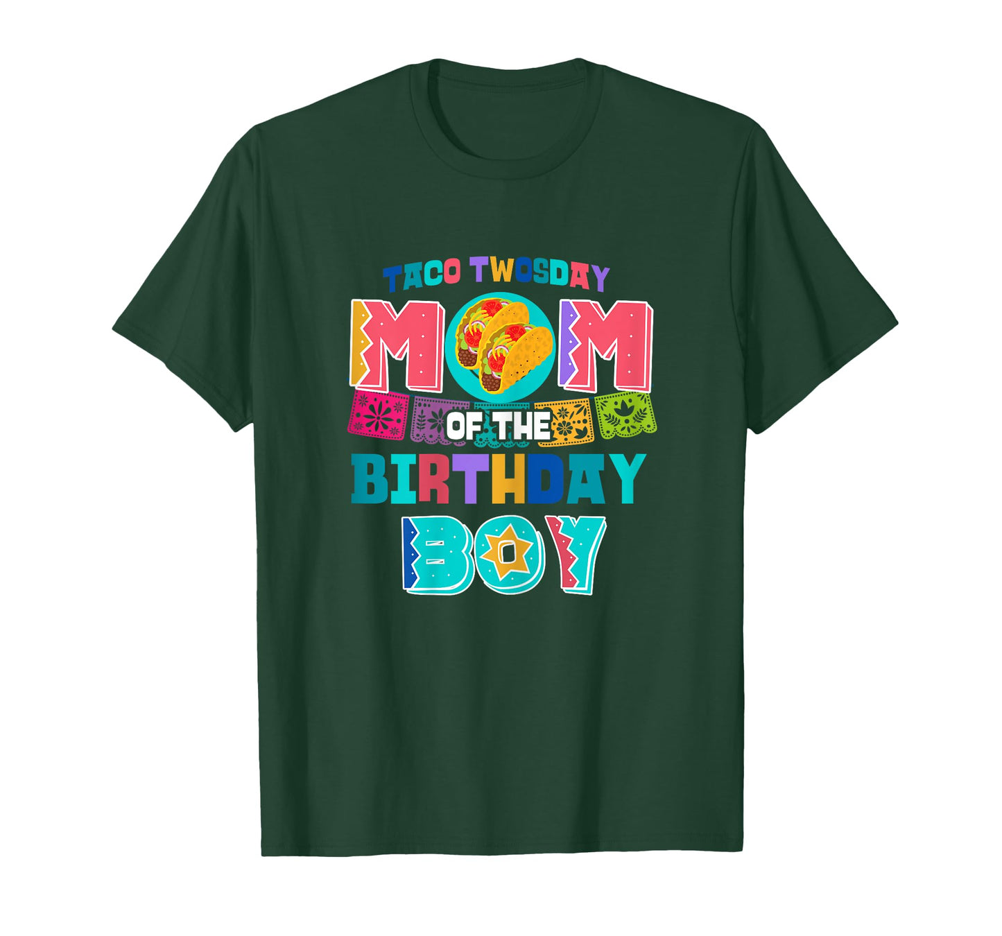 Mom of the Birthday Boy | Taco Twosday T-Shirt
